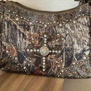 Mossy Oak Purse with lots of bling